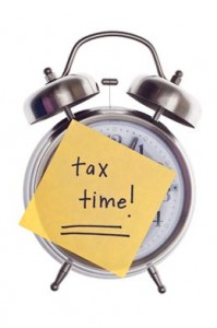 tax time alarm clock